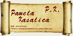 Pamela Kasalica vizit kartica